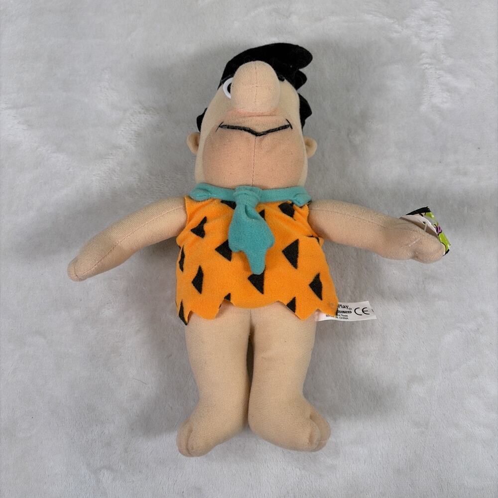 The Flintstones Fred & Barney Rubble Plush Stuffed Toy Play by Play 10” 1993 - Picture 12 of 16